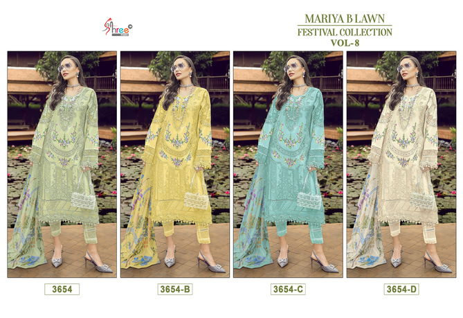 Mariya B Lawn Festival Collection Vol 8 By Shree Cotton Pakistani Suits Wholesalers In Delhi
